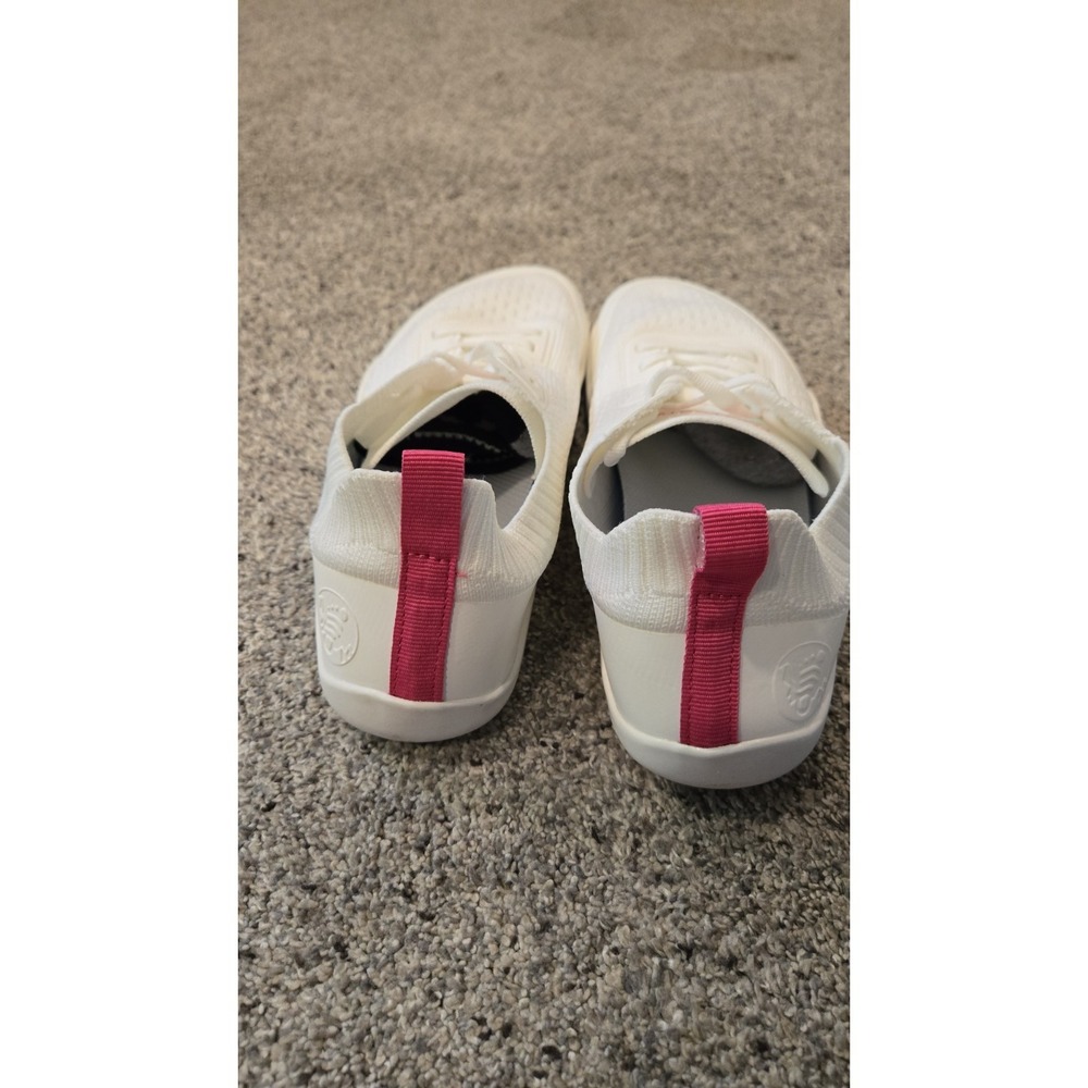 Peak Footwear Barefoot Shoes Womens 7 7.5 EU 38 White Pink Minimalist Wide Toe - Picture 5 of 8